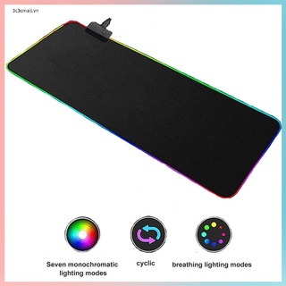⚡chất lượng cao⚡ 1 pcs Colorful RGB luminous Symphony mouse pad Gaming mouse pad RGB Colorful Gaming Mouse Pad Large Mouse Pad