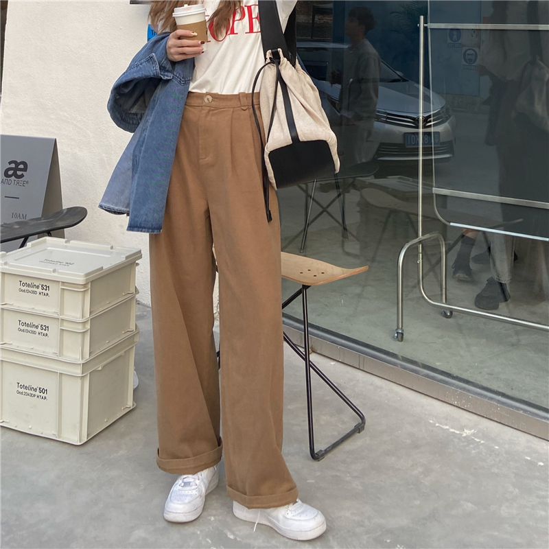 Quần Denim Nữ Lưng Cao Ống Rộng Thời Trang 41941 | BigBuy360 - bigbuy360.vn