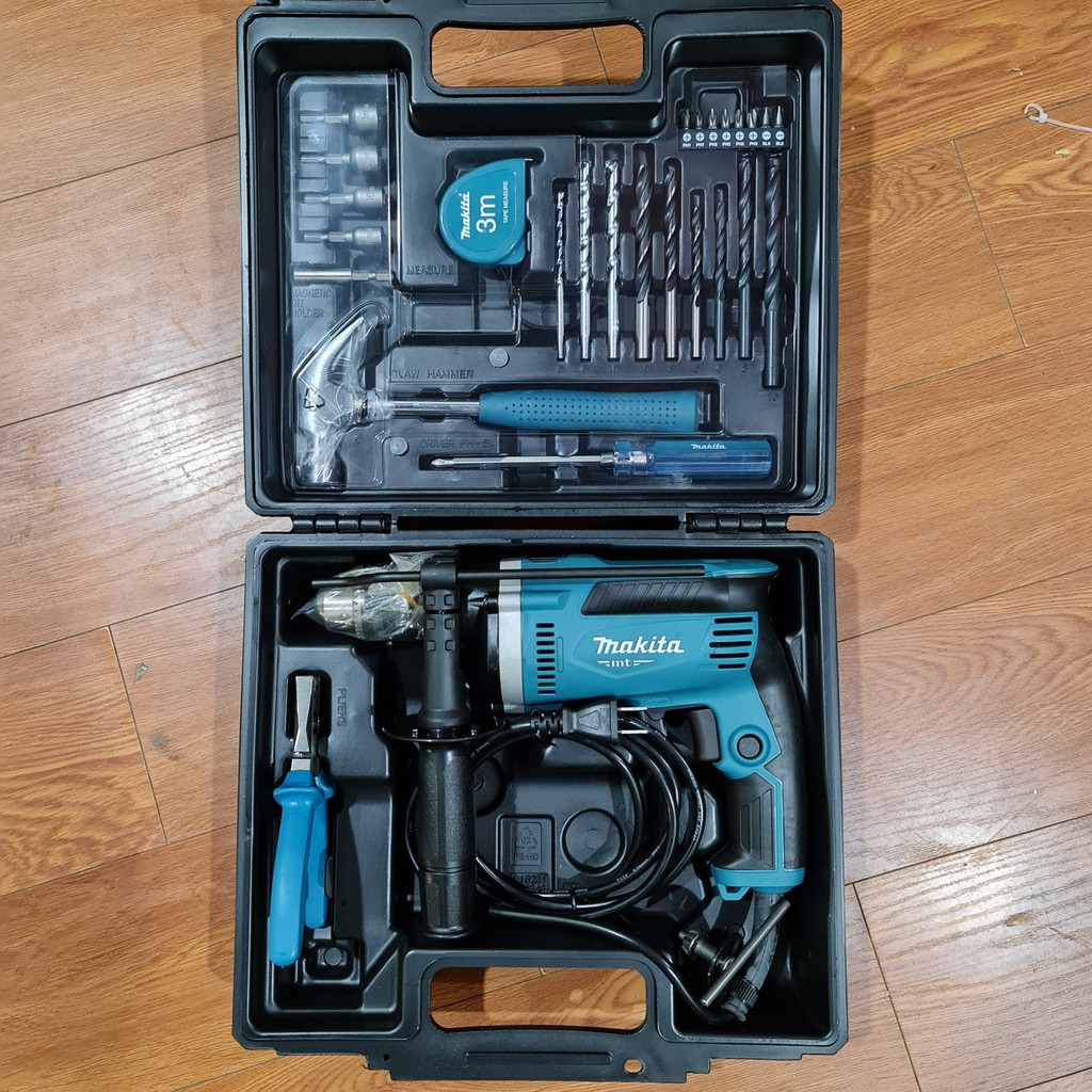 Máy Khoan búa Makita M8100KX2B (Kèm 26 phụ kiện)