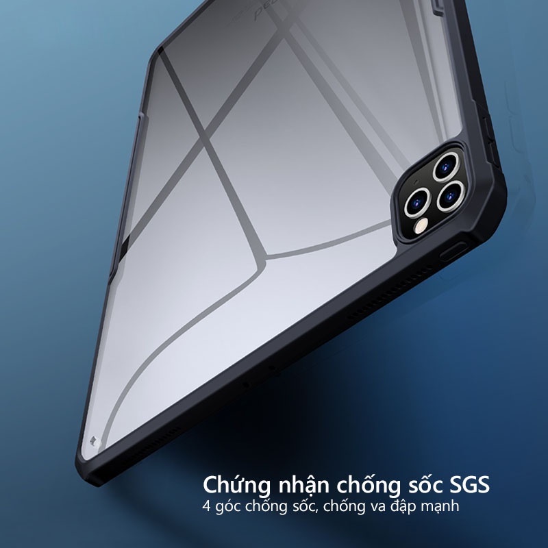 Ốp lưng XUNDD iPad Pro 12.9 inch  Mặt lưng trong, Viền TPU, Chống sốc