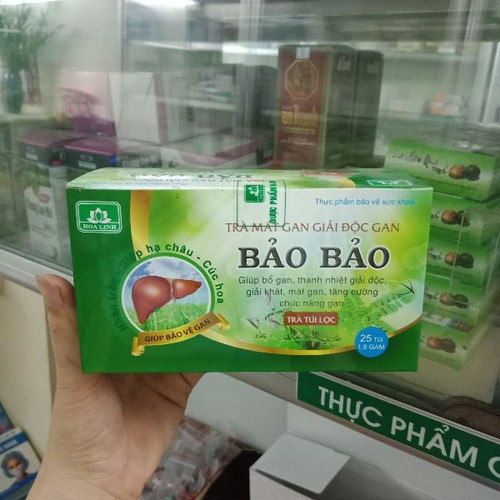 Trà túi lọc Bảo Bảo hộp 25 túi