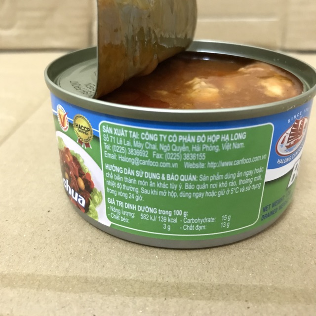 [ 175 g]Hộp Thịt Bò Xốt Cà Chua Hạ Long