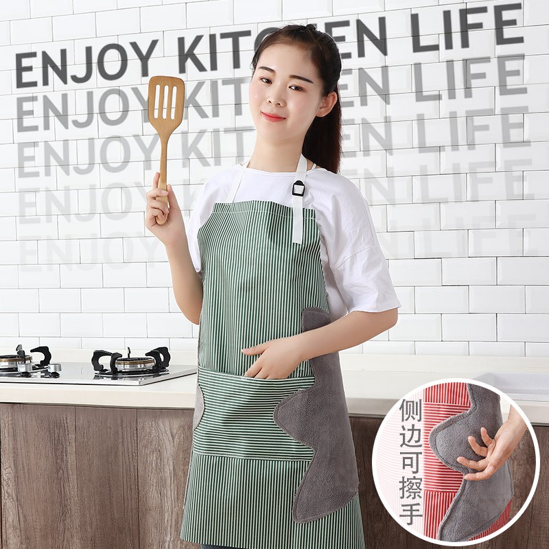 [Mã LIFE1003ALL giảm 10% đơn 50K] Tạp Dề Nấu Ăn, Làm Bếp Có Khăn Lau Tay Kèm Túi Đựng Đồ - Chống Thấm Nước, Chống Dầu Mỡ