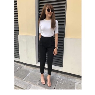 Quần baggy chun khoá sau