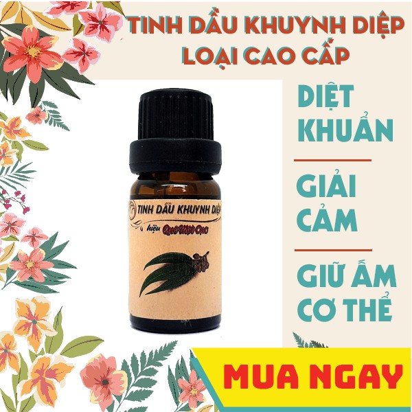 Tinh dầu khuynh diệp [LOẠI XỊN] cam kết 100% nguyên chất, chiếc tách đặc biệt QUÊ MỘT CỤC 10ml (handmade))