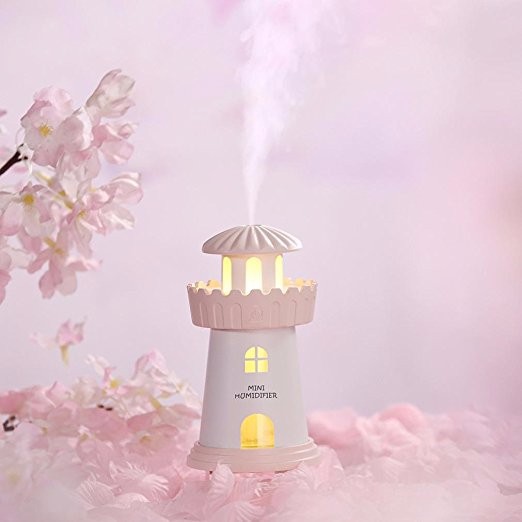 [Siêu Hot] Máy xông tinh dầu kiêm đèn ngủ Lighthouse Humidifier !!!