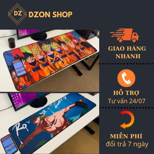 Miếng Lót Chuột Pad - Bàn Di Chuột Gaming 90x40 cm Cỡ Lớn Nhiều Mẫu Lựa Chọn