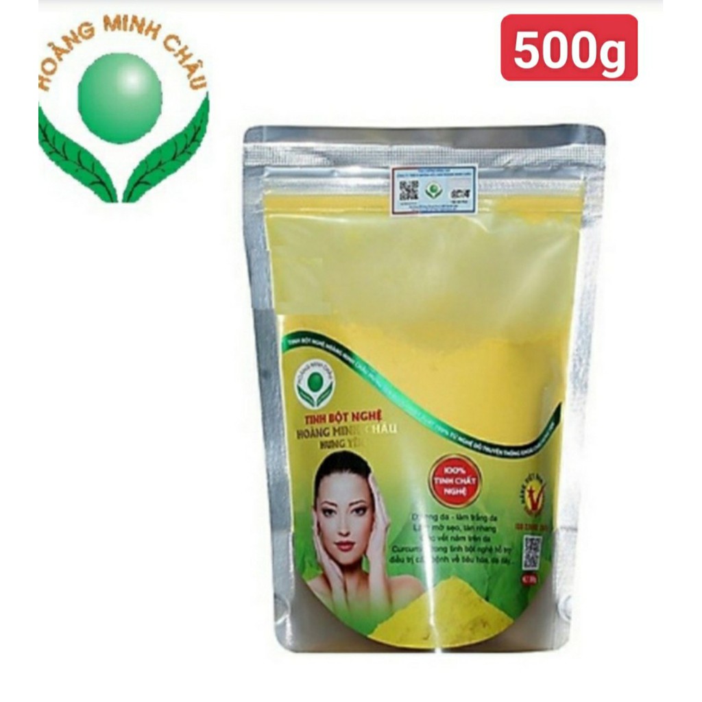 Tinh bột nghệ Hoàng Minh Châu Hưng Yên 500g