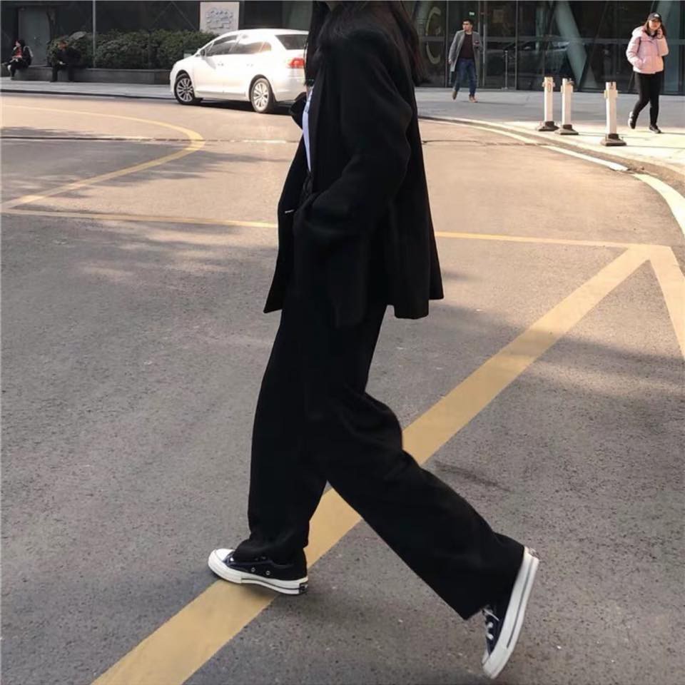 QUẦN TÂY NỮ ỐNG DÀI RỘNG FORM Ulzzang + Ảnh thật | BigBuy360 - bigbuy360.vn