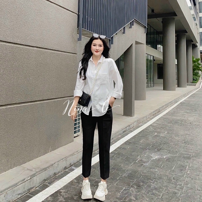 Áo sơ mi denim hàng bigsize 50-90kg