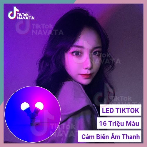 Đèn Led TikTok 16 triệu màu điều khiển app hoặc remote, có chế độ cảm biến hot quay tiktok, livestream