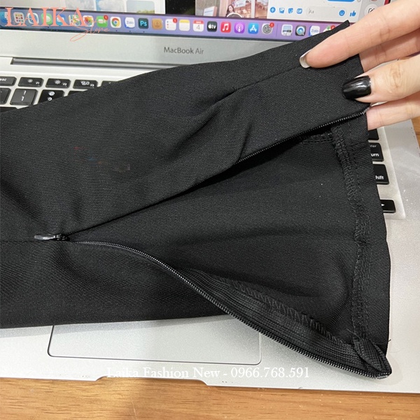 Quần tây lưng chun thun nữ đi học làm công sở bo gấu ống khóa kéo cá tính dáng quần vải baggy cạp chun cao công sở dài