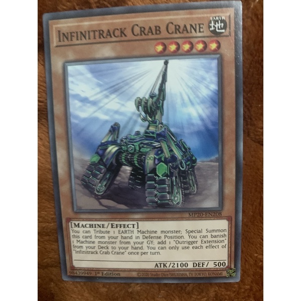 bài yugioh: infinitrack crab crane