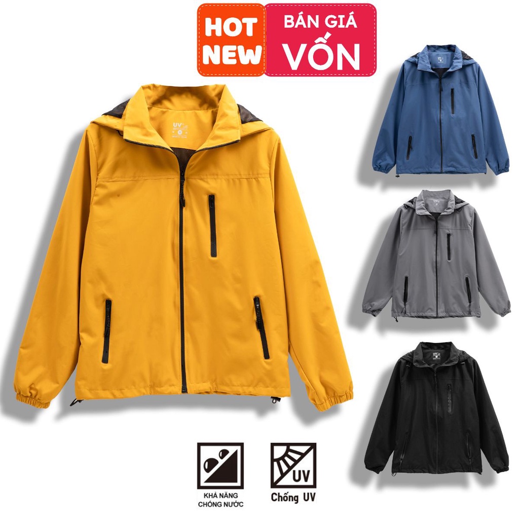 Áo khoác gió nam nữ 2 lớp chống nước RAACUSSTORE, áo khoác dù nam nữ unisex form rông ulzzang -D1AK737 - Hàng nhập khẩu