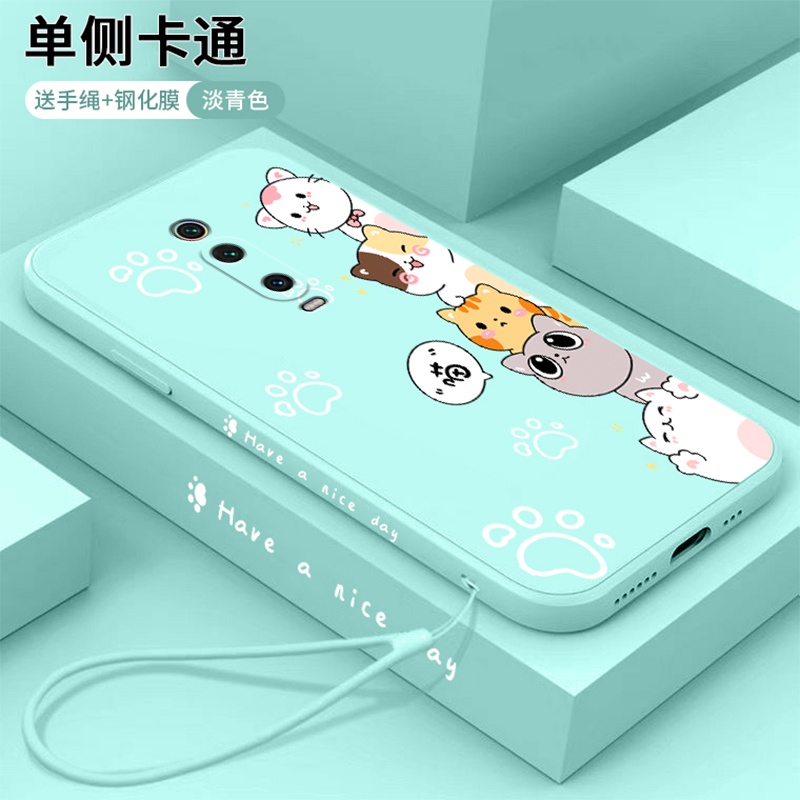 Ốp điện thoại QIANZI TPU silicon kiểu mèo cho Xiaomi 9 Xiaomi 9T PRO Xiaomi 10T 10T PRO Redmi 9T 5plus note5
