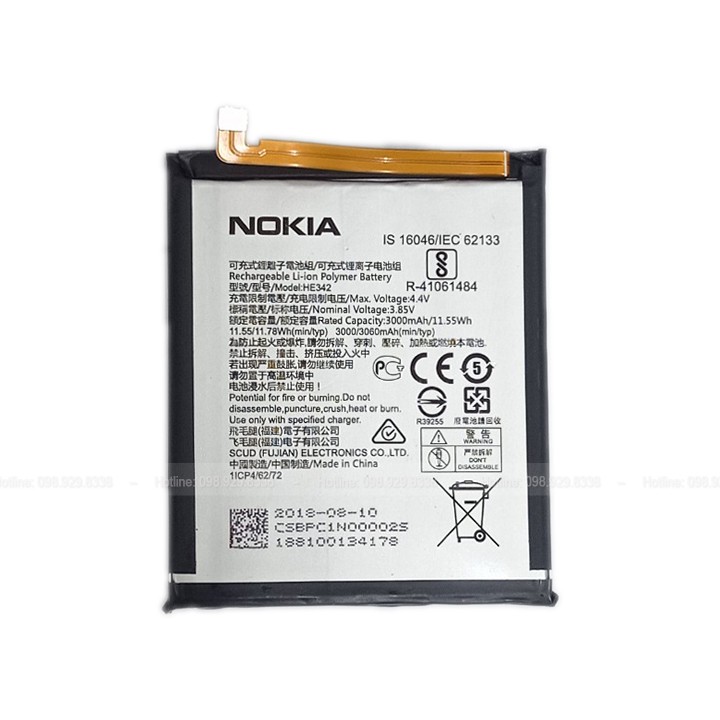 Pin điện thoại Nokia X6 / 6.1 Plus