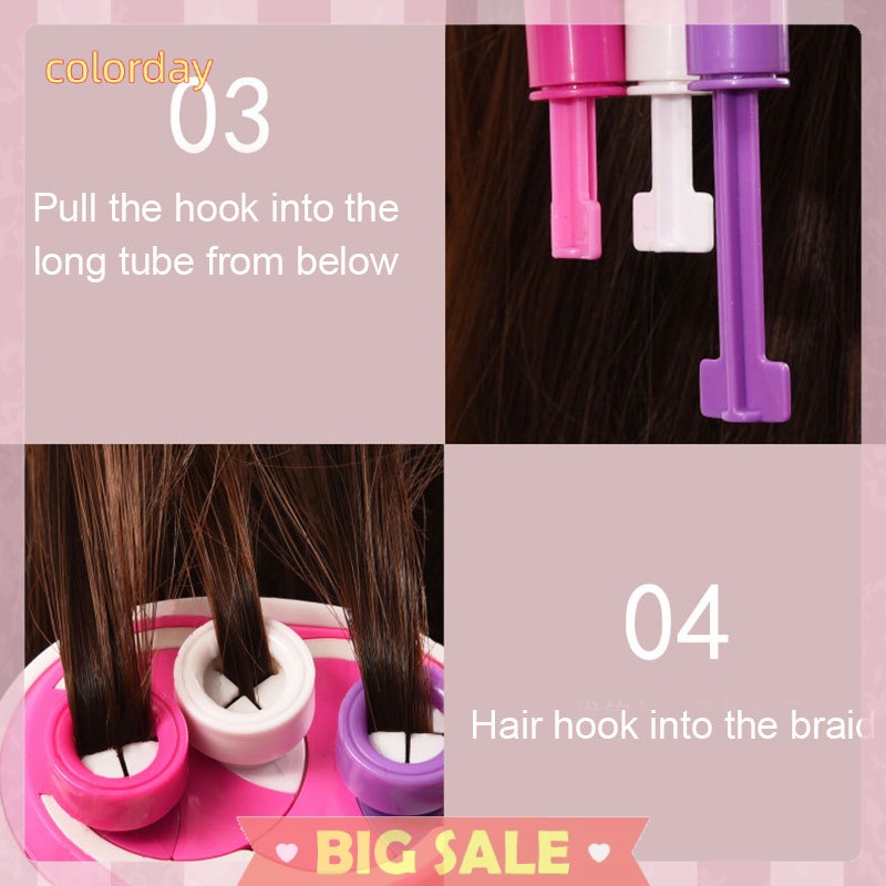 Dụng cụ tết tóc tự động tiện dụng dành cho nữ