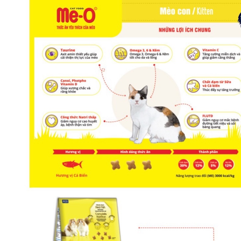 Thức ăn mèo con ME-O Kitten Fish Food 400gr nhập khẩu thái lan