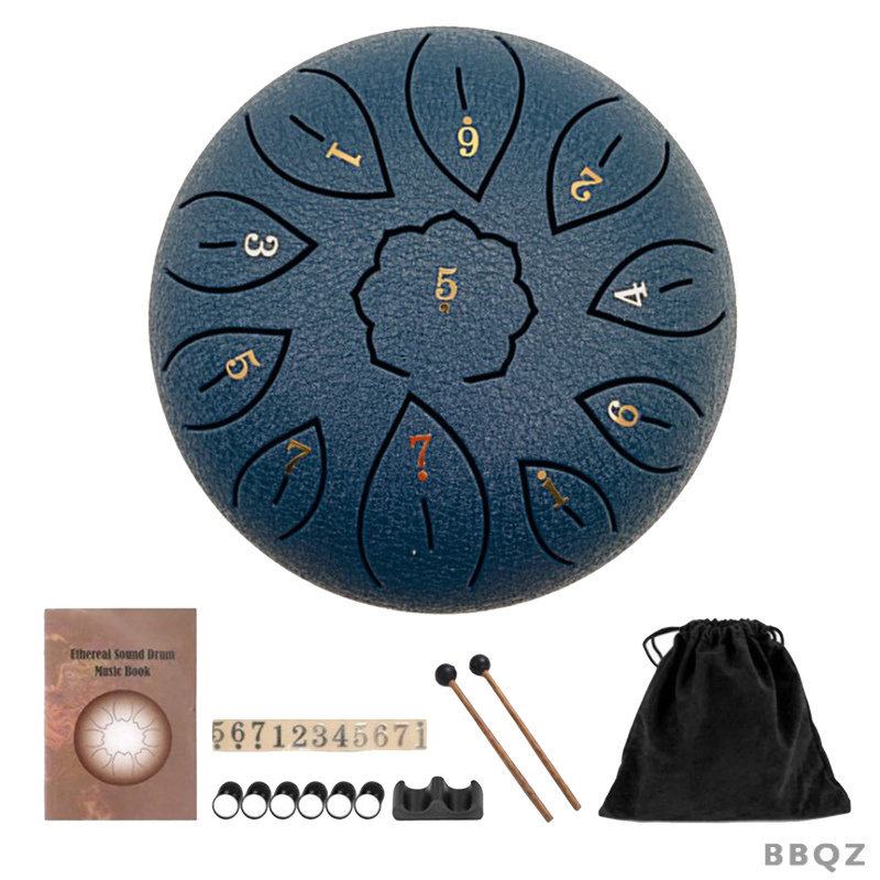 Trống Lưỡi Thép 6 Inch 11 Tông Chuyên Dụng Giáo Dục Sớm Cho Bé