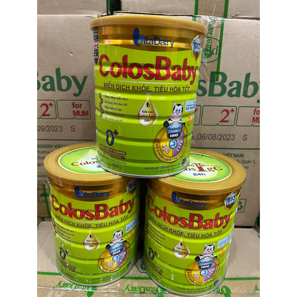 [ hàng chính hãng ] sữa colosbaby bio 0+,(800)g