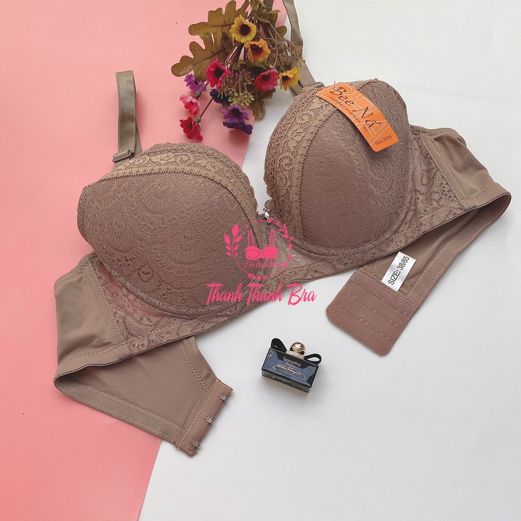 Áo ngực quả to Cup C, ren mềm Bee Na Thái Lan 6046
