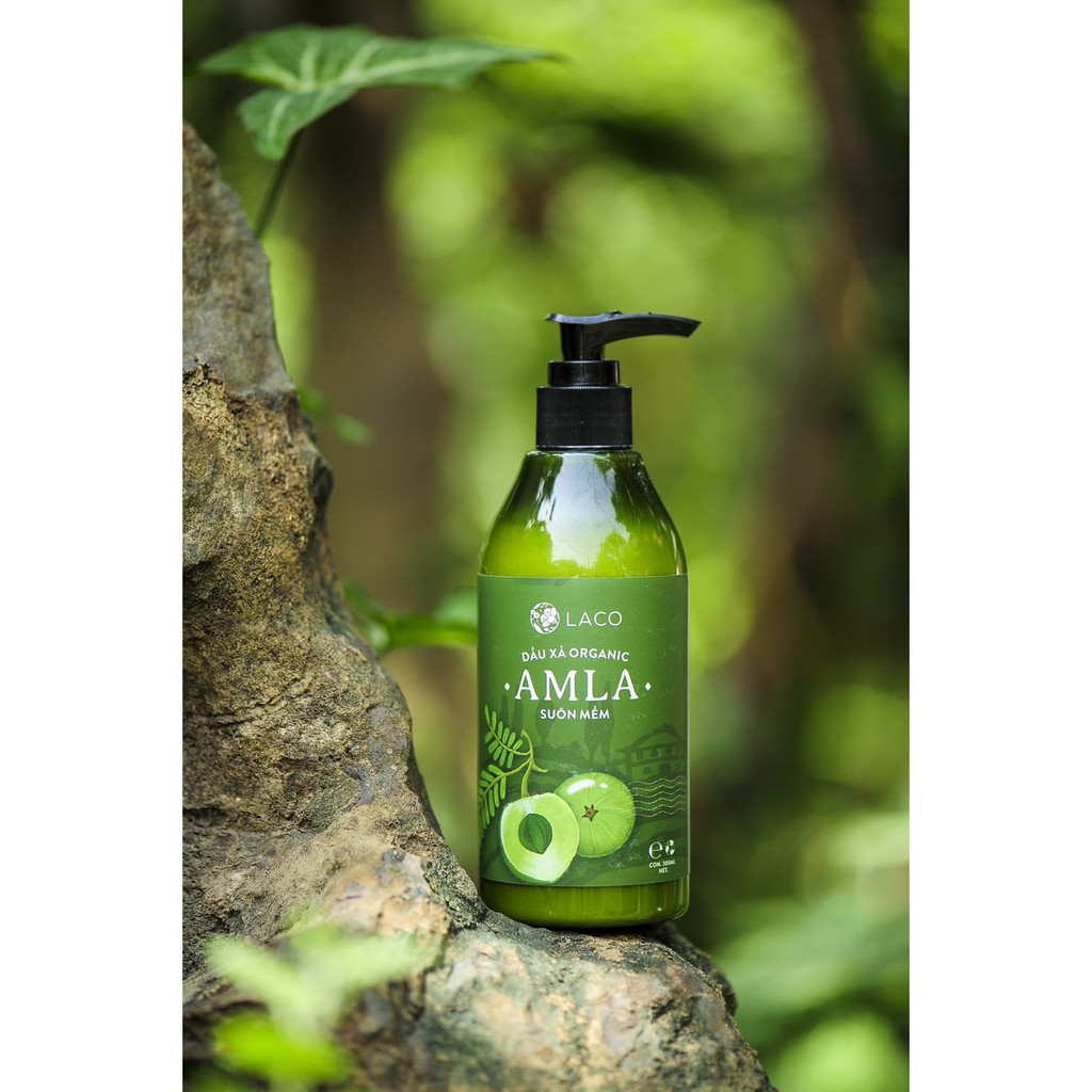 [ĐỘC QUYỀN TỪ ẤN ĐỘ]Dầu Xả Organic Amla Laco, Suôn Mềm, Bóng Mượt, Nuôi Dưỡng Tóc Từ Gốc Đến Ngọn