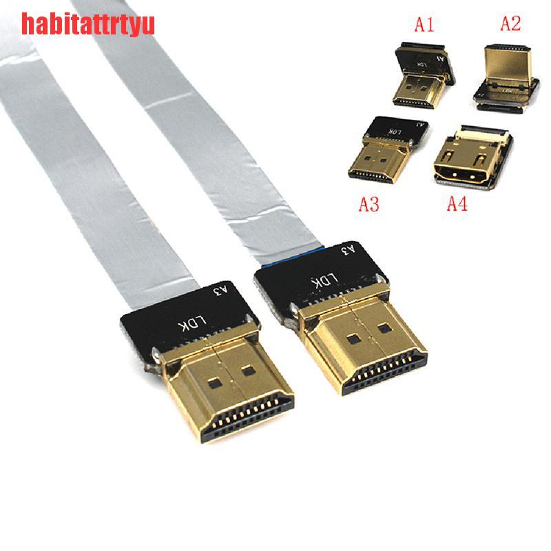 Đầu FPV Micro Mini HDMI gắn cáp phẳng FPC đổi góc tiện lợi