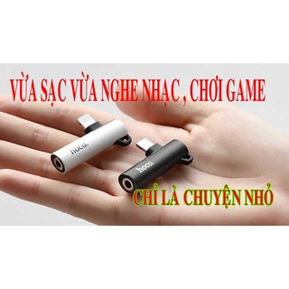 Cổng chuyển đổi âm thanh và sạc cho iphone Hoco LS21