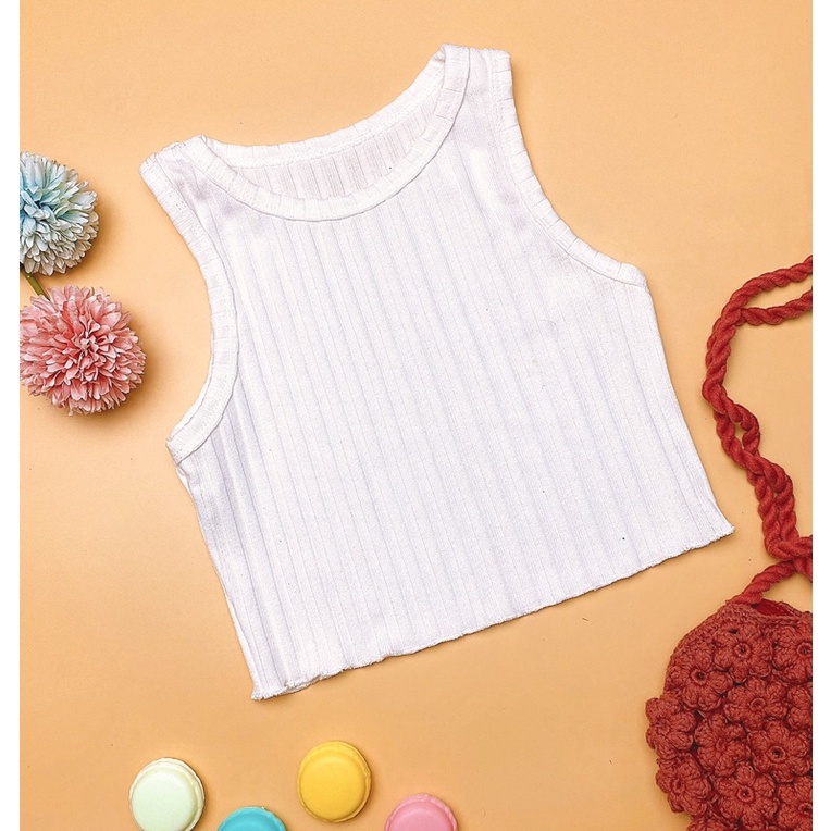 Tank top thun gân August25 từ 20kg-60kg có size cho Mẹ và cả bé
