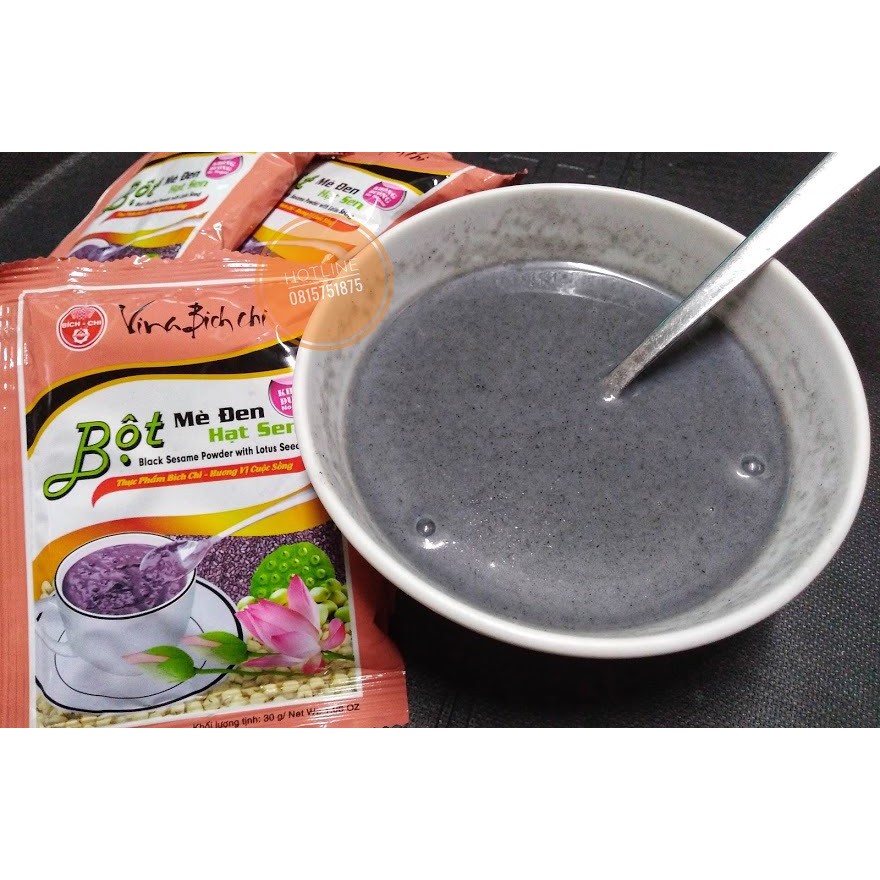 BỘT MÈ ĐEN HẠT SEN BÍCH CHI 350gr