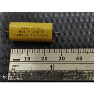 Tụ phân tần loa 2uf 50v Marshall USA ( giá 1 cặp 2 tụ)