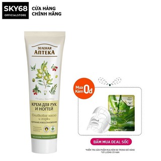 Kem dưỡng da tay và móng Zelenaya Apteka - Ô Liu 100ml