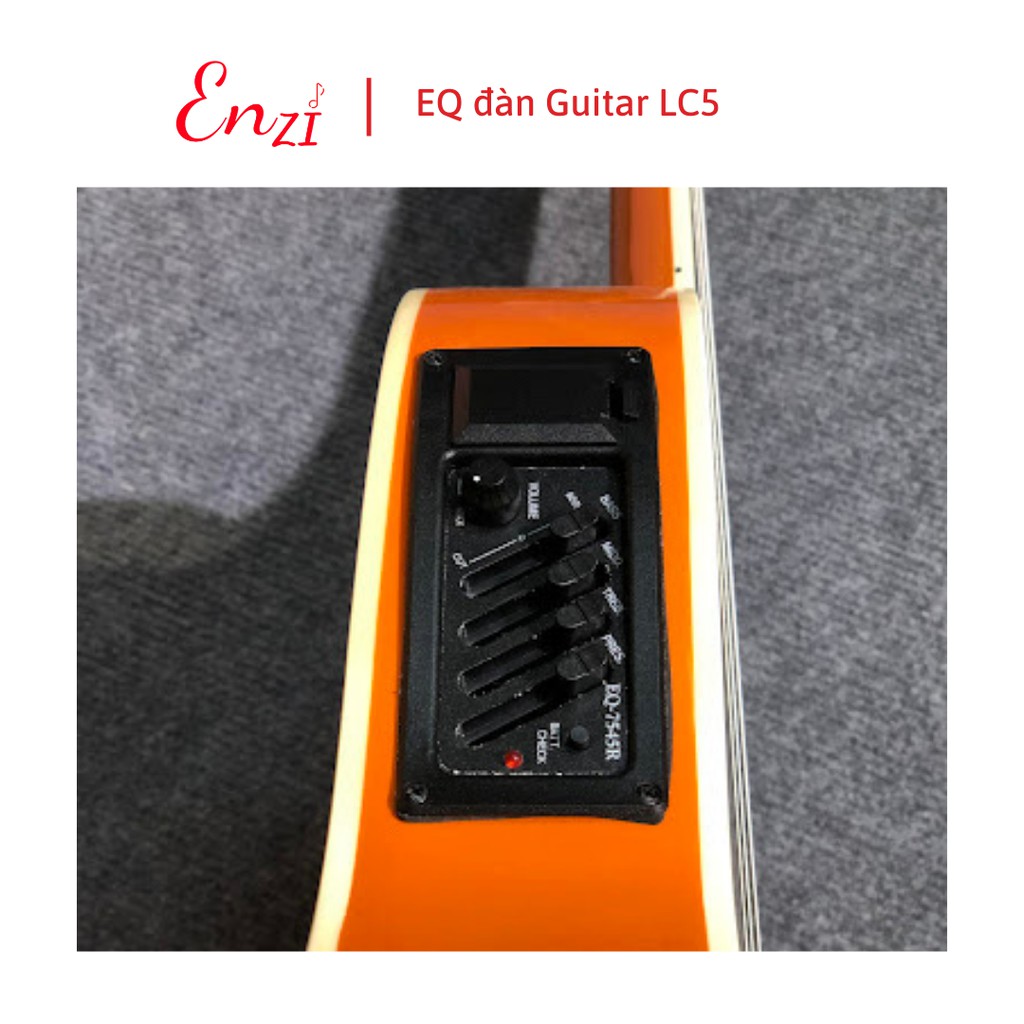 EQ đàn Guitar 7545R pickup kích âm thanh ra loa chơi guitar biểu diễn TẶNG PIN 9V Enzi