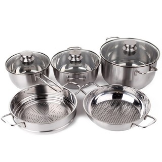 Bộ nồi từ inox Fivestar 5 chiếc vung nắp kính