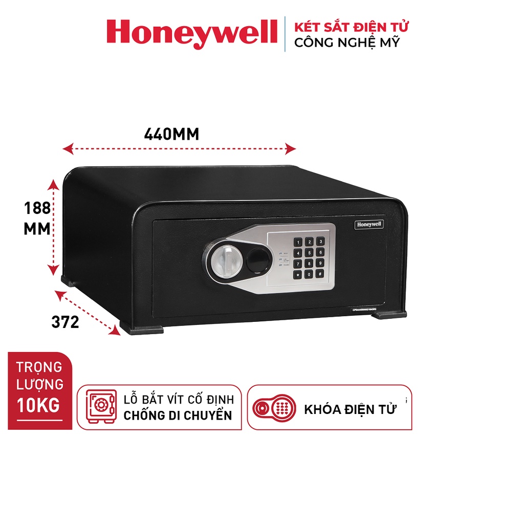 Két sắt điện tử an toàn Honeywell Mỹ 5705 khoá điện tử - Hàng Chính hãng bảo hành 2 năm