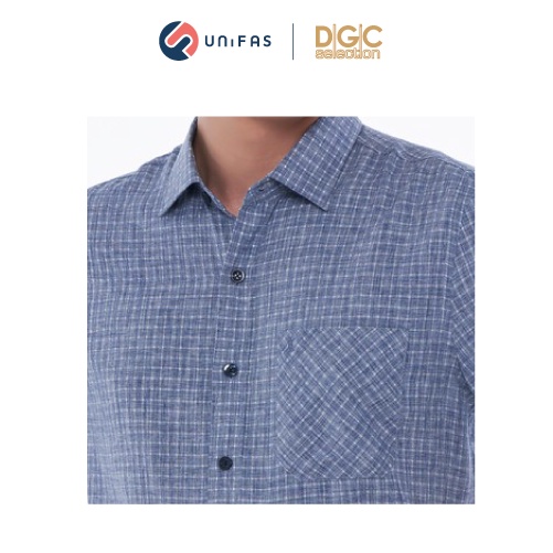 Áo sơ mi nam công sở ngắn tay DGCs chất vải vỏ hàu kháng khuẩn, ngăn mùi, chống tia UV SASNCB13M