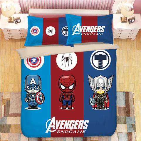 Bộ Ga Giường 3 Trong 1 Họa Tiết Siêu Anh Hùng Marvel