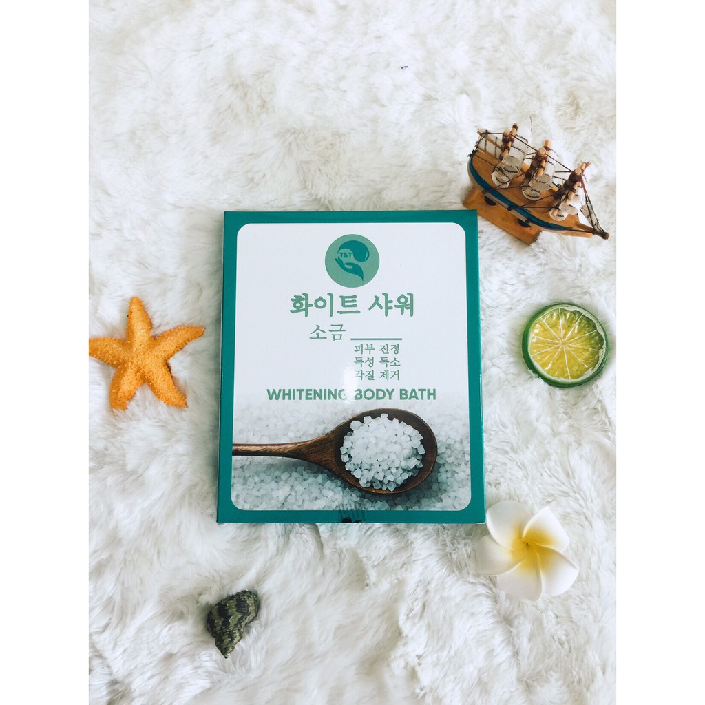 Set muối  tắm trắng Hàn Quốc