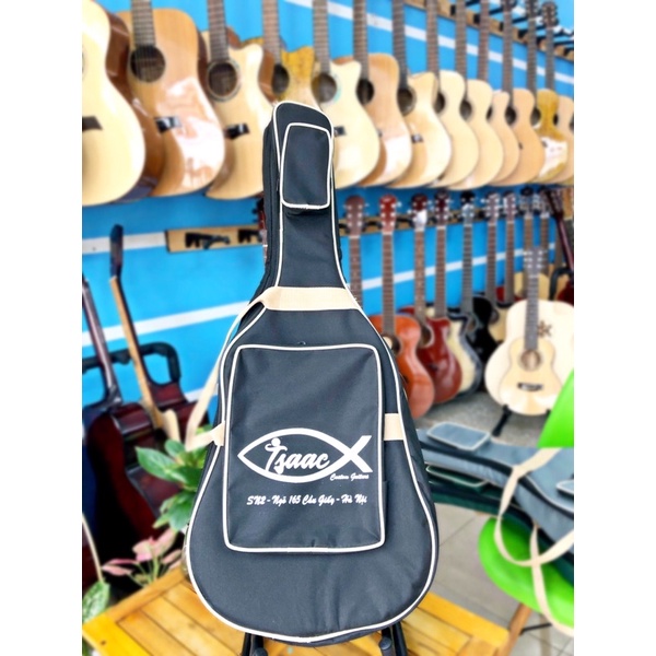 Bao đàn vải 4 lớp cho guitar 1/2. Dài 89cm, rộng 36cm