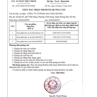 Rocket 1h - Hộp 6 viên