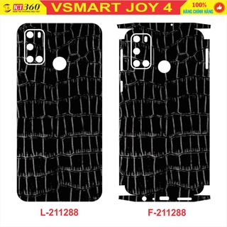 Dán lưng Skin 3D VSMART JOY 4 - Vân Da