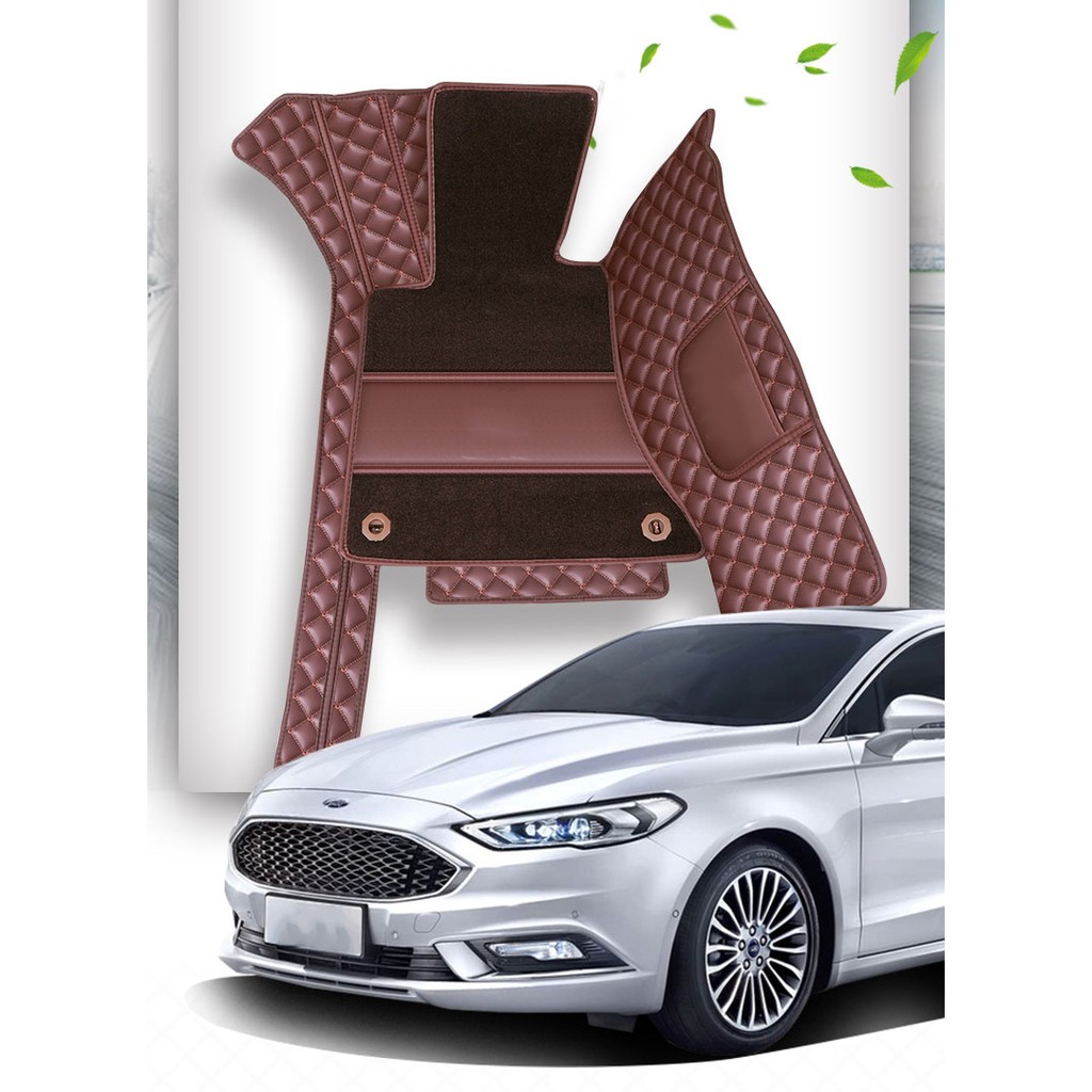 Thảm lót sàn ôtô da Cacbon cho Ford Ranger 2016 - 2020