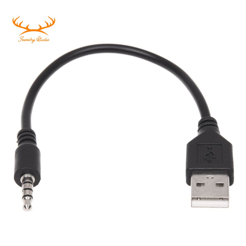Dây cáp chuyển đổi âm thanh AUX 3.5mm sang USB 2.0 tiện dụng dành cho xe hơi