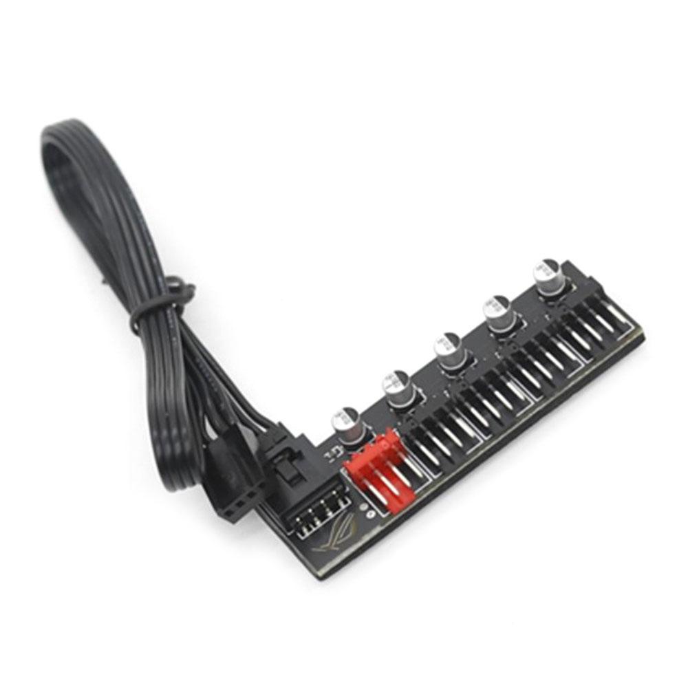 Cáp Quạt Tản Nhiệt Màu Đen 4 Pin PWM Dành Cho Bộ Điều Khiển Tốc Độ Máy Tính PC