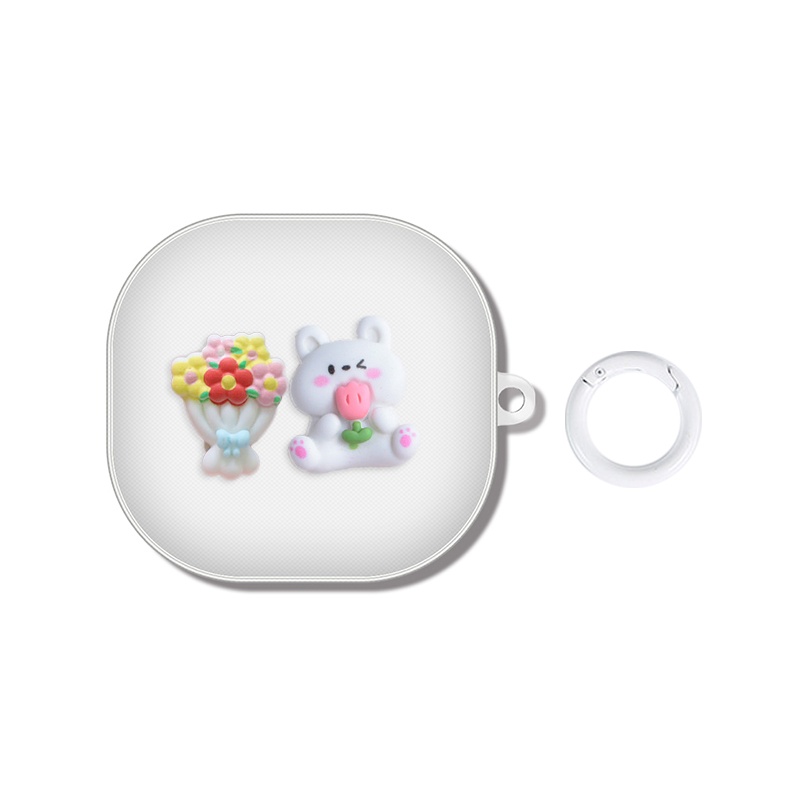 Vỏ Bảo Vệ Hộp Sạc Tai Nghe Anker Soundcore Liberty AIR 2 PRO / Life P3 Bằng Silicon Trong Suốt Họa Tiết Hoạt Hình Dễ Thương