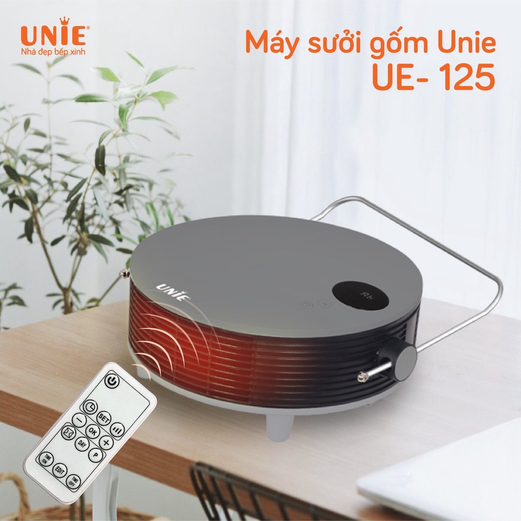 Máy sưởi gốm UNIE UE-125 làm ấm không khí công suất 2000W