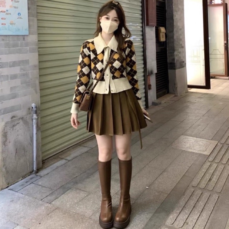 Chân váy xếp ly bigsize 60kg-90kg