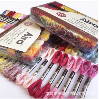 Set chỉ thêu Airo full 447 màu