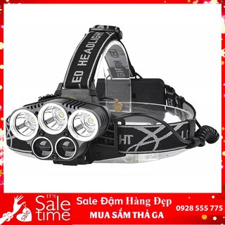 Đèn Pin Đội Đầu 5 Bóng Siêu Sáng