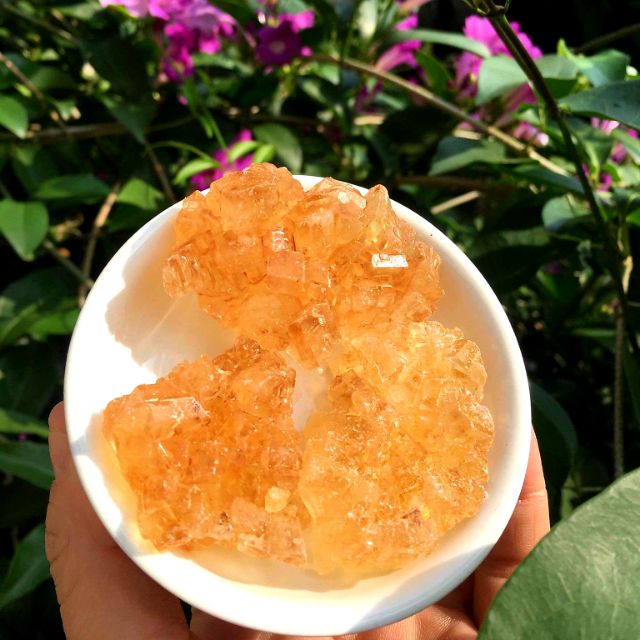 ( hàng chuẩn) 500g Đường phèn kết tinh từ mật mía ko tẩy trắng